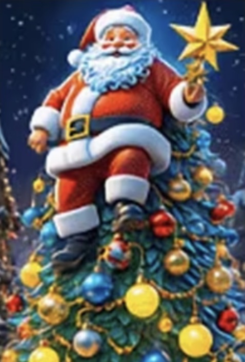 3 x Christmas Diamond Painting Round Drill 30x40