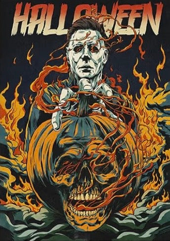 Halloween Diamond Painting Round Drill 30x40