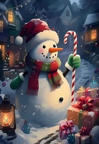 Christmas Diamond Painting Round Drill 30x40