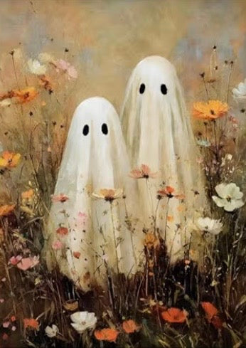 Halloween Diamond Painting Round Drill 30x40