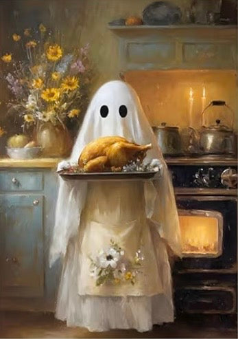 Halloween Diamond Painting Round Drill 30x40